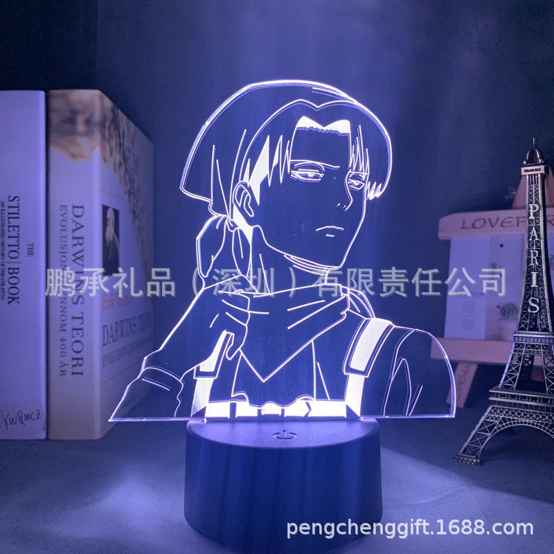 Colorful Anime Acrylic 3d Night Light
