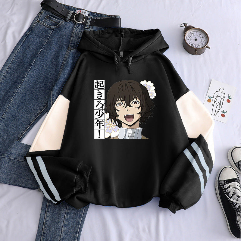 Unisex BSD Anime Print Pullover Hoodie