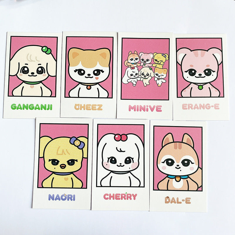 MINIVE Cartoon Photocard