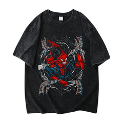 Vintage Spider-Man Graffiti Washed T-Shirt