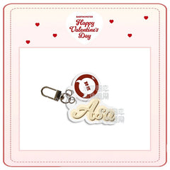 BM Valentine's Day Acrylic Keychain Pendant