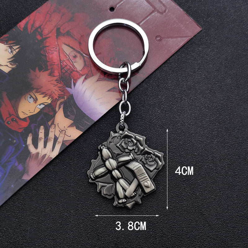 Cool Anime Weapon Keychain Necklace Pendant