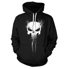 Unisex Punisher 3D Printed Casual Cosplay Hoodie