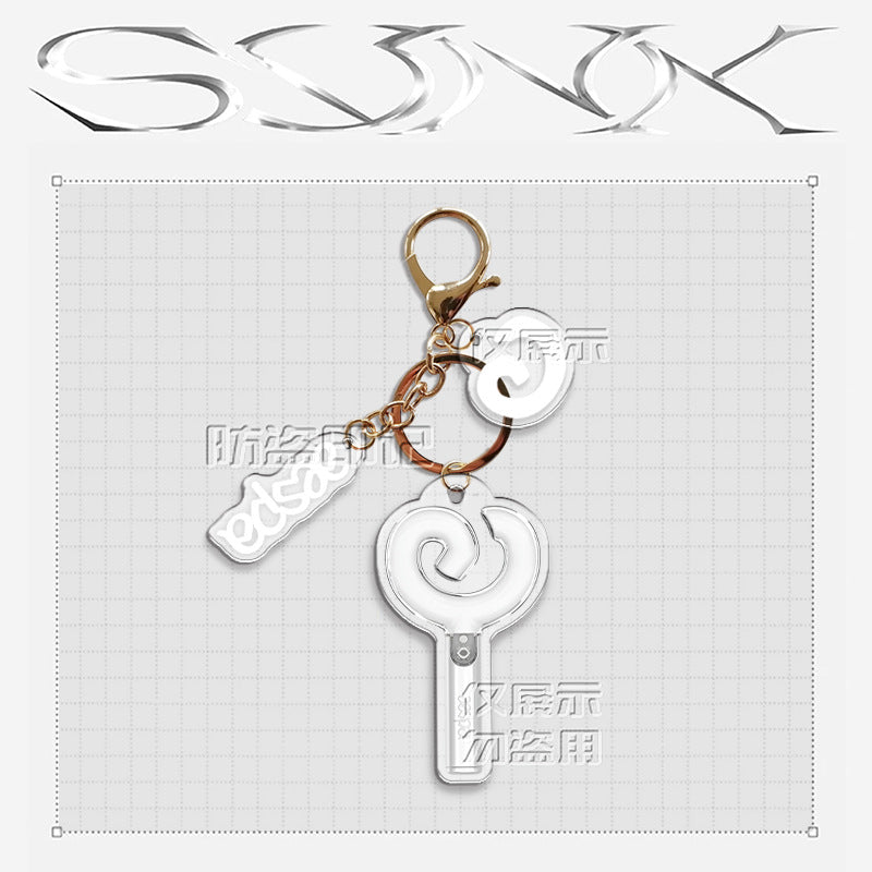 AE Lightstick Acrylic Pendant Keychain