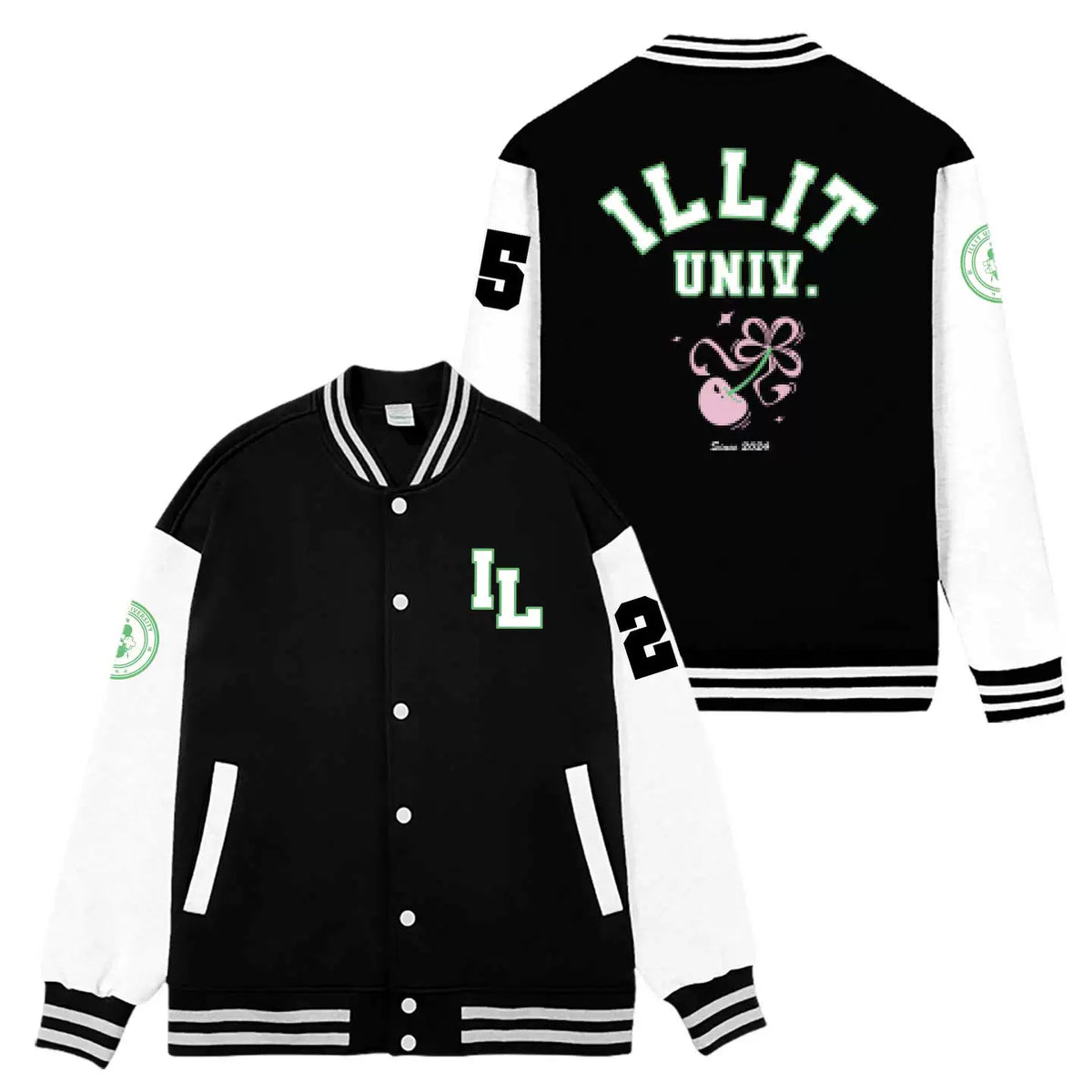 ILLIT UNIV Printed Baseball Thin Coat
