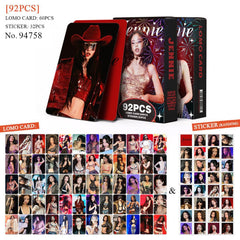 92PCS JENNIE World Tour Photocard Stickers