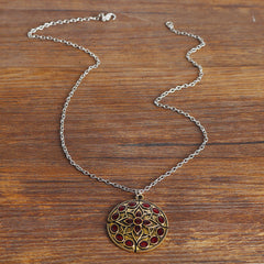 Game Red Amber Pendant Necklace Keychain