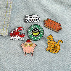 Creative Friends Brooch Badge