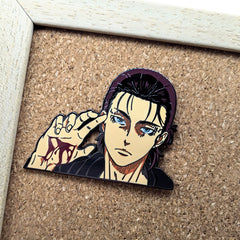 Eren Anime Metal Brooch