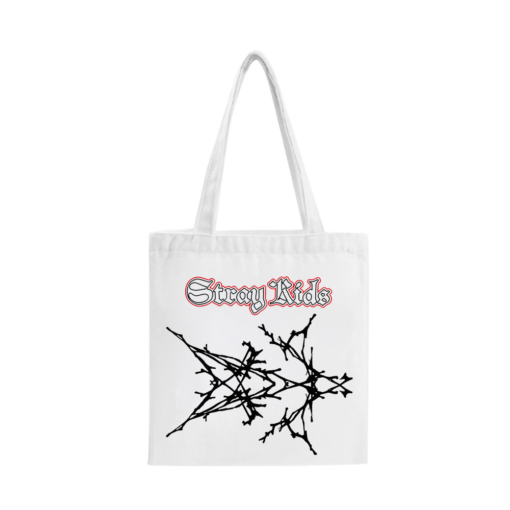 KPOP Album ATE Logo Printed Handbag