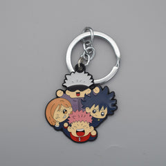 Cute Anime Figure Keychain Necklace