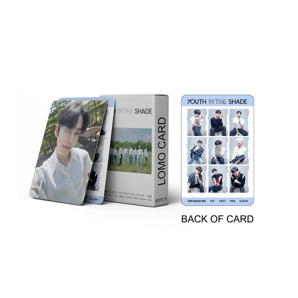 ZB1 Album Youth in The Shade Cards