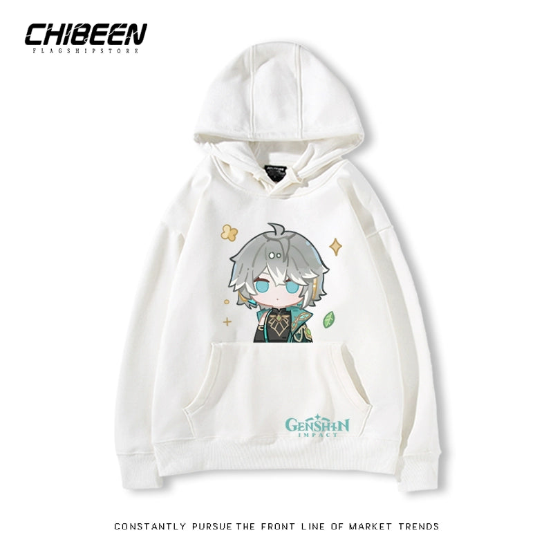 Unisex Game Cartoon Print Casual Hoodie