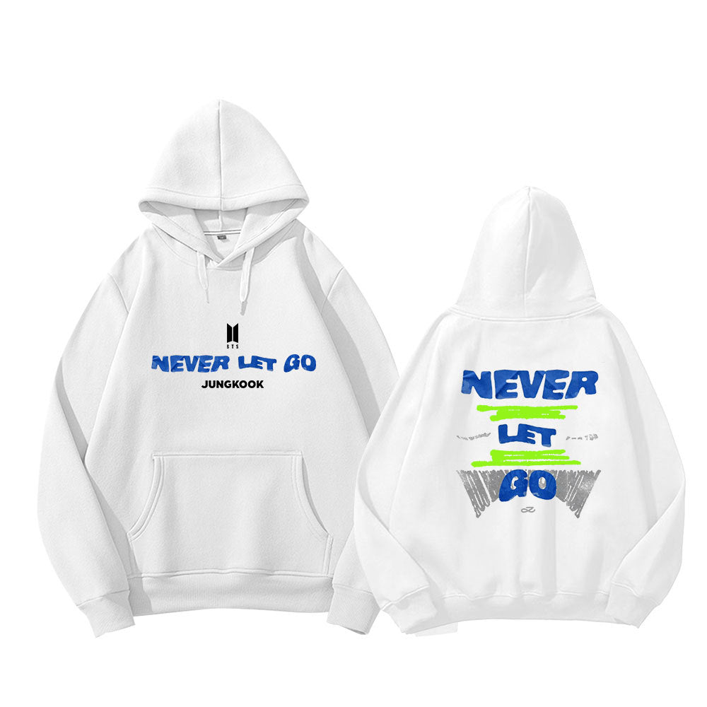 KPOP Album NEVER LET GO Double-sided Hoodie