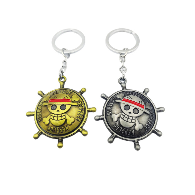 Rotating Anime Keychain Pendant