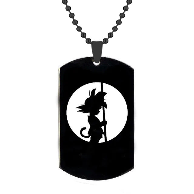 Vegeta Stainless Steel Laser Necklace