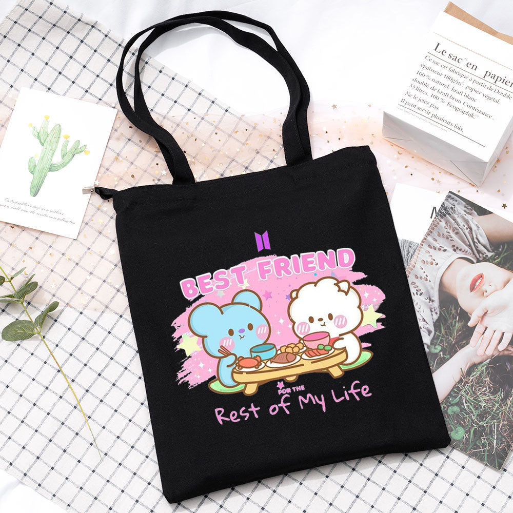 Cute Kpop Cartoon Shoulder Bag