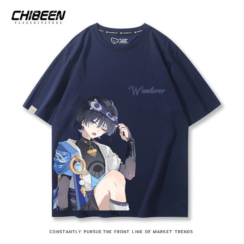 Casual Game Cotton Short Sleeve T-Shirt