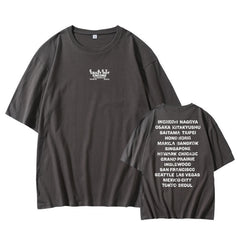 EasyCrazyHot Tour Crew Neck Cotton T-Shirt