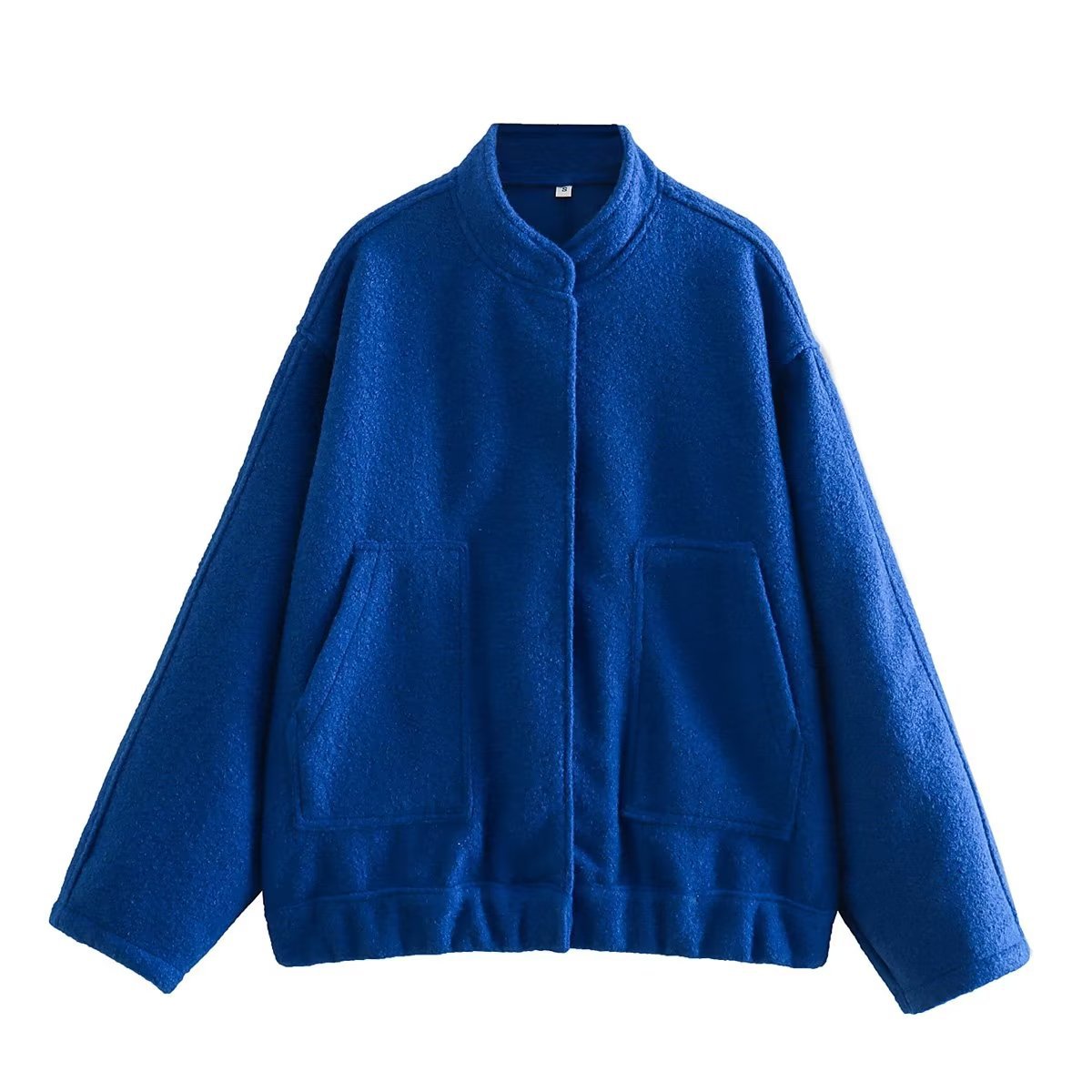 Y2K Style Stand-up Collar Loose Casual Jacket