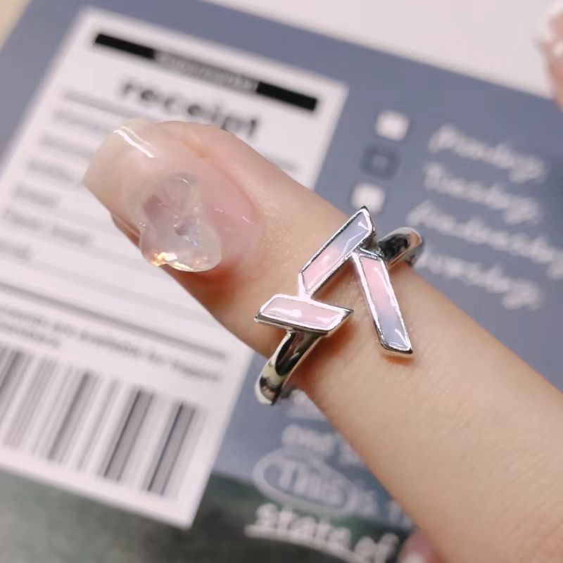 Chic Kpop Logo Ring