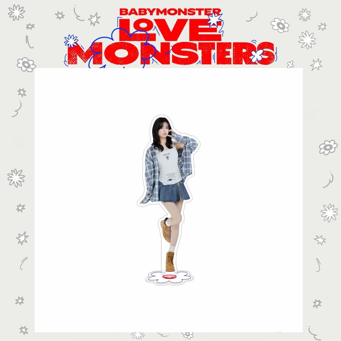 LOVE MONSTERS Acrylic 15cm Standing Ornament