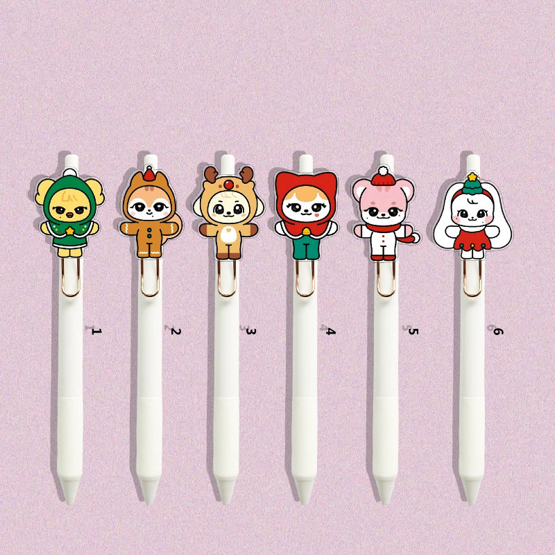 KPOP Cartoon Press Neutral Pen
