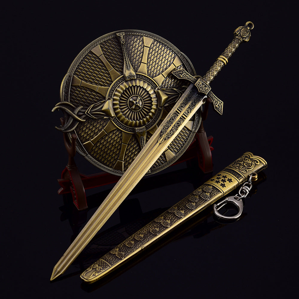 Banished Knight's Greatsword Game Sword Shield Set Crafts