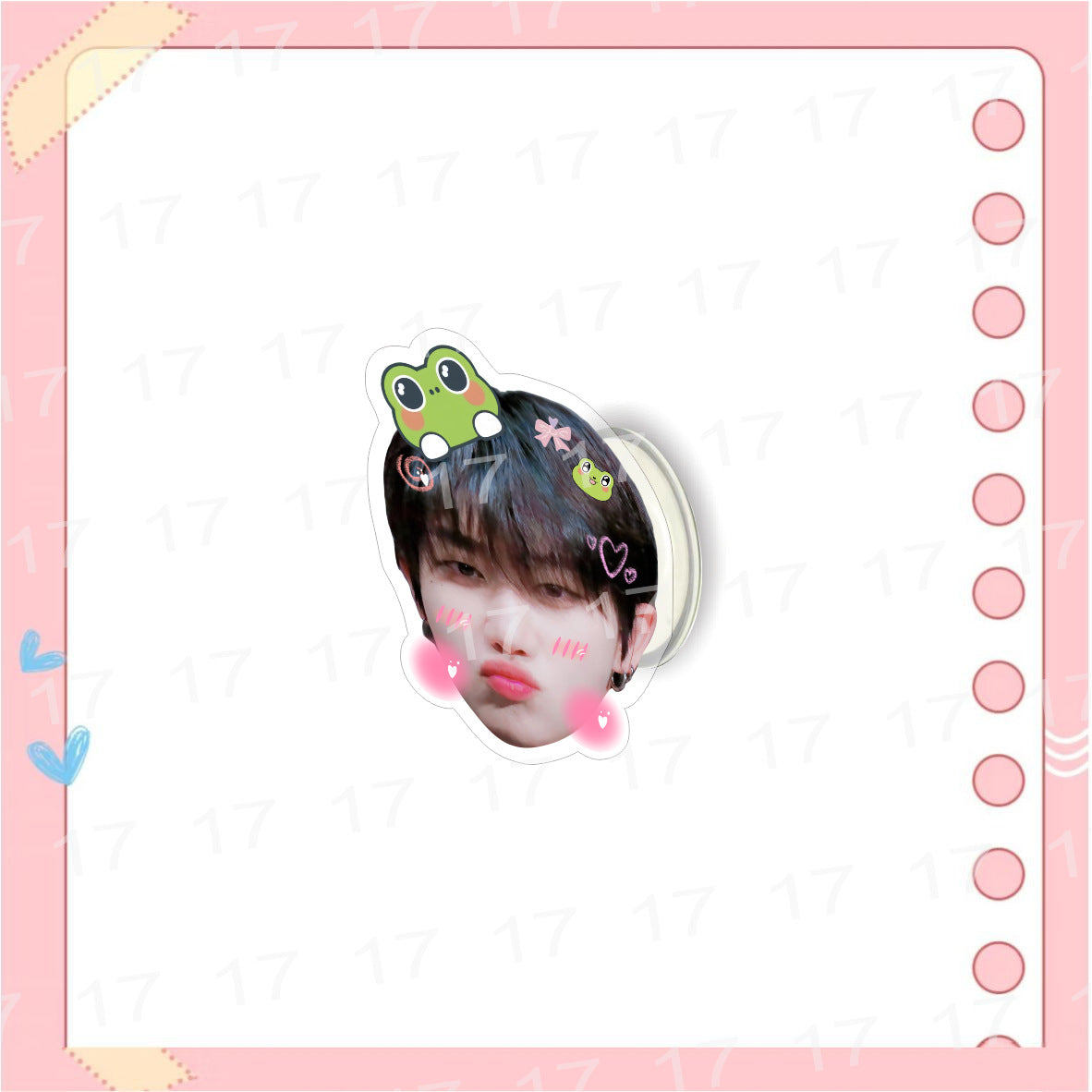 Cute Kpop Acrylic Phone Retractable Bracket