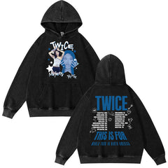 THIS IS FOR WORLD TOUR Graphic Washed Hoodie