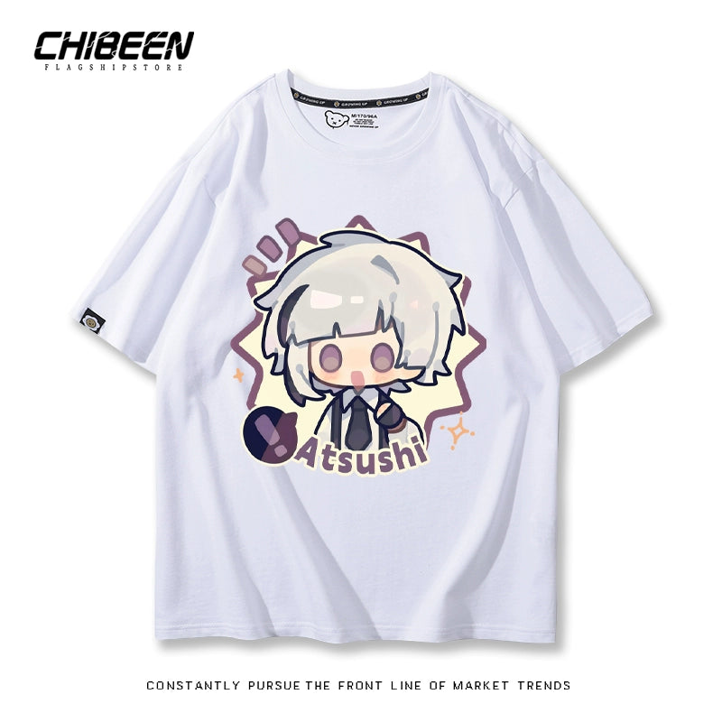 Versatile Dazai Anime Short Sleeve Top
