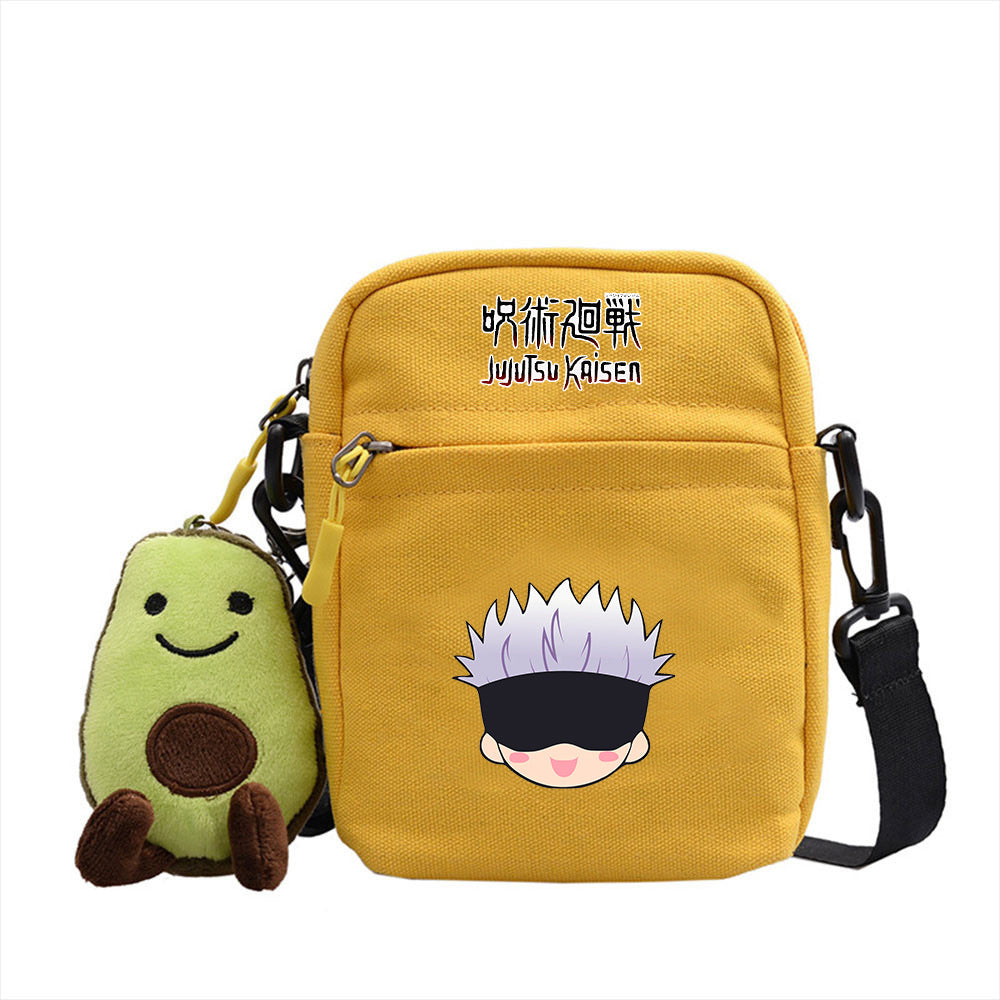 Casual Cartoon Anime Canvas Shoulder Bag