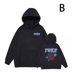 Unisex Kpop Letter Printed Hoodie Sweatshirt