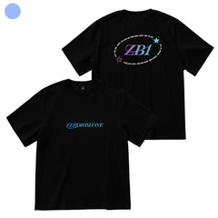 Casual Kpop Logo Crew Neck Short-sleeved T-shirt