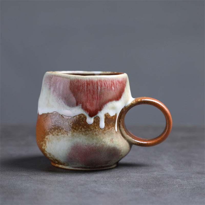 Retro Ceramic Irregular Pottery Mug
