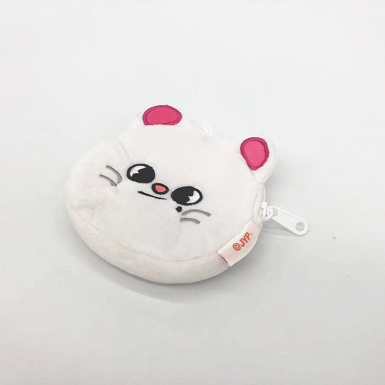 Kpop Cartoon Plush Wallet Change Bag