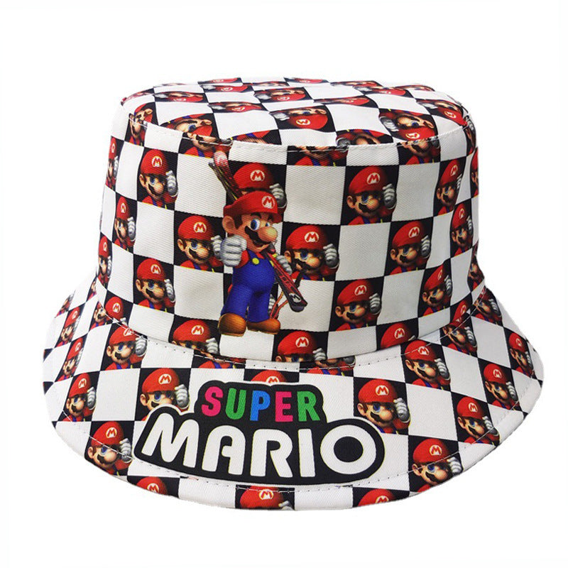 Casual Anime Printed Bucket Hat