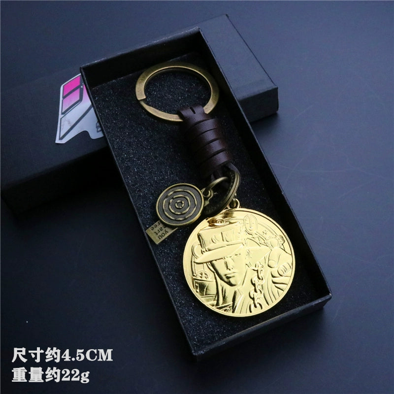 Anime Cowhide Rope Keychain Pendant