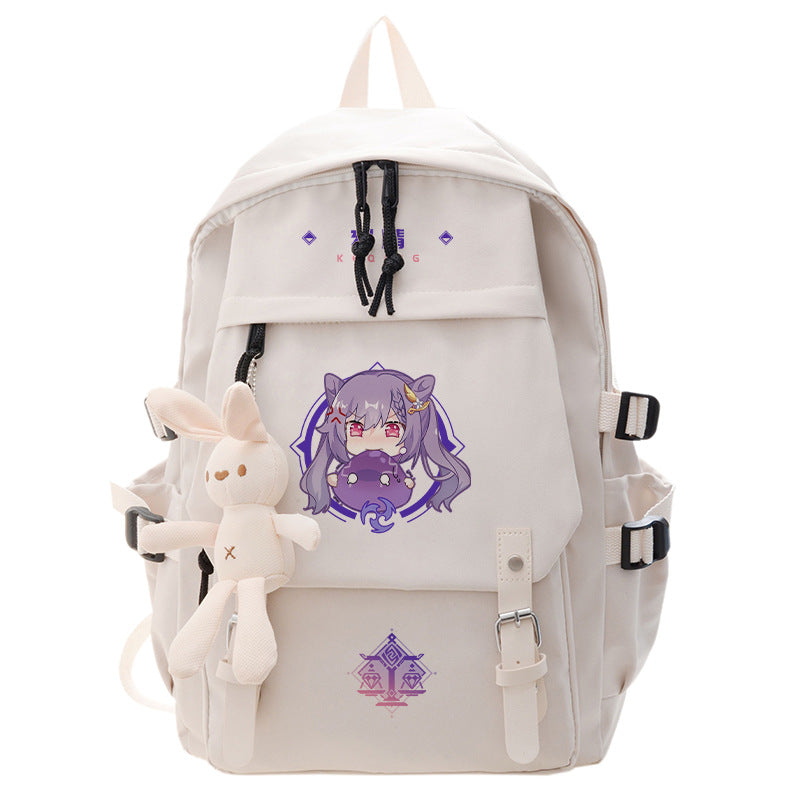 Casual Game Graphic Print Backpack