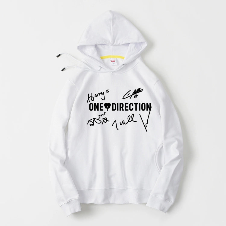 Group 1D Signature Pullover Loose Hoodie