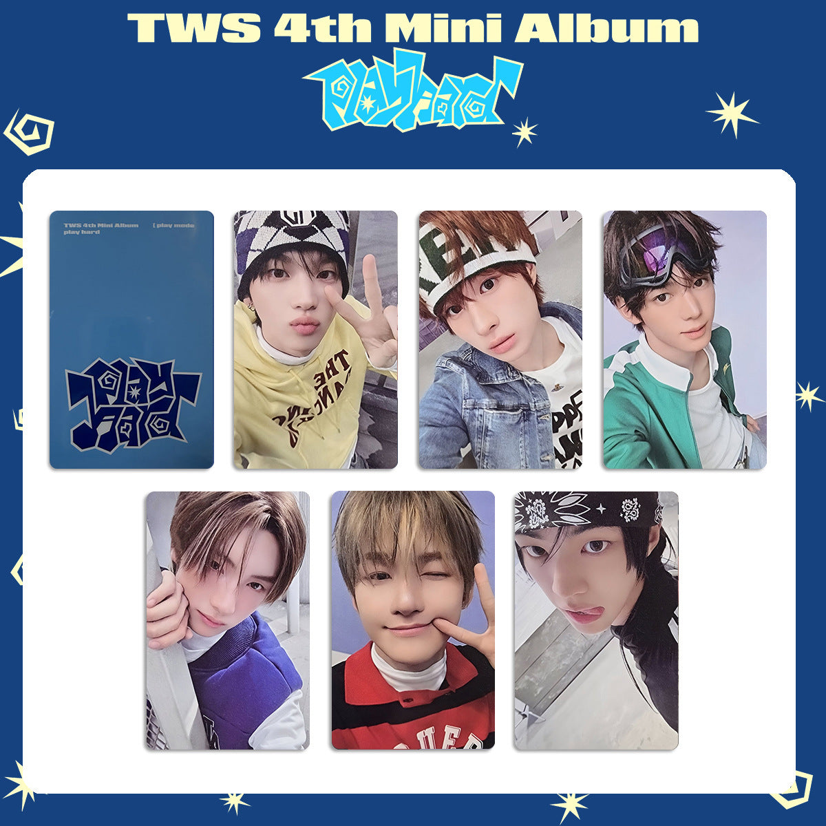 TWS PLAY HARD Album Photocard Set
