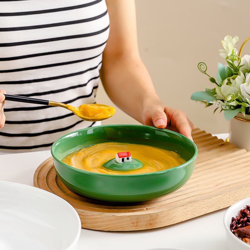 Creative Ceramic Deep Soup Plate