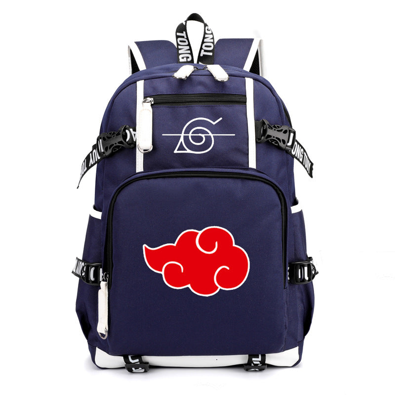 Leisure Anime Logo Print Large-capacity Backpack