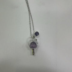 Army Bomb Gem Pendant Necklace
