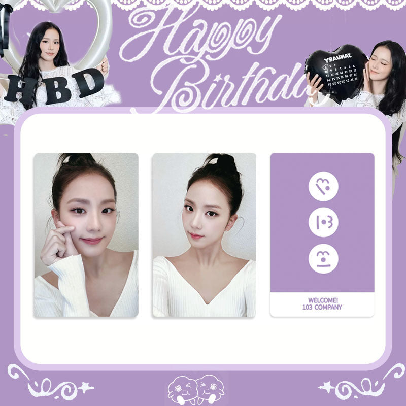 JISOO Birthday Photocard 2PCS