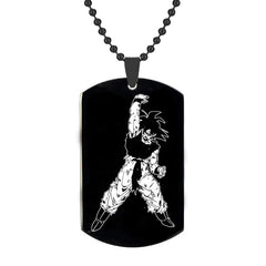 Vegeta Stainless Steel Laser Necklace