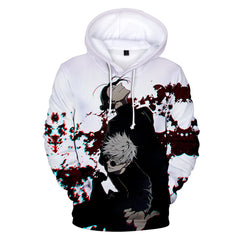 Unisex Anime 3D Printed Loose Pullover Hoodie