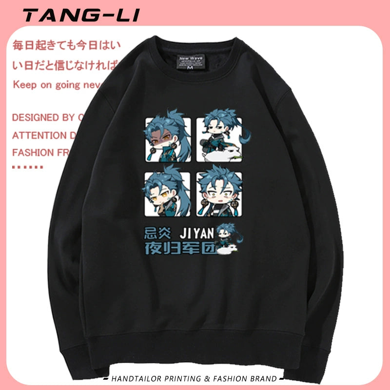 Unisex Game Pattern Crew Neck Sweatshirt