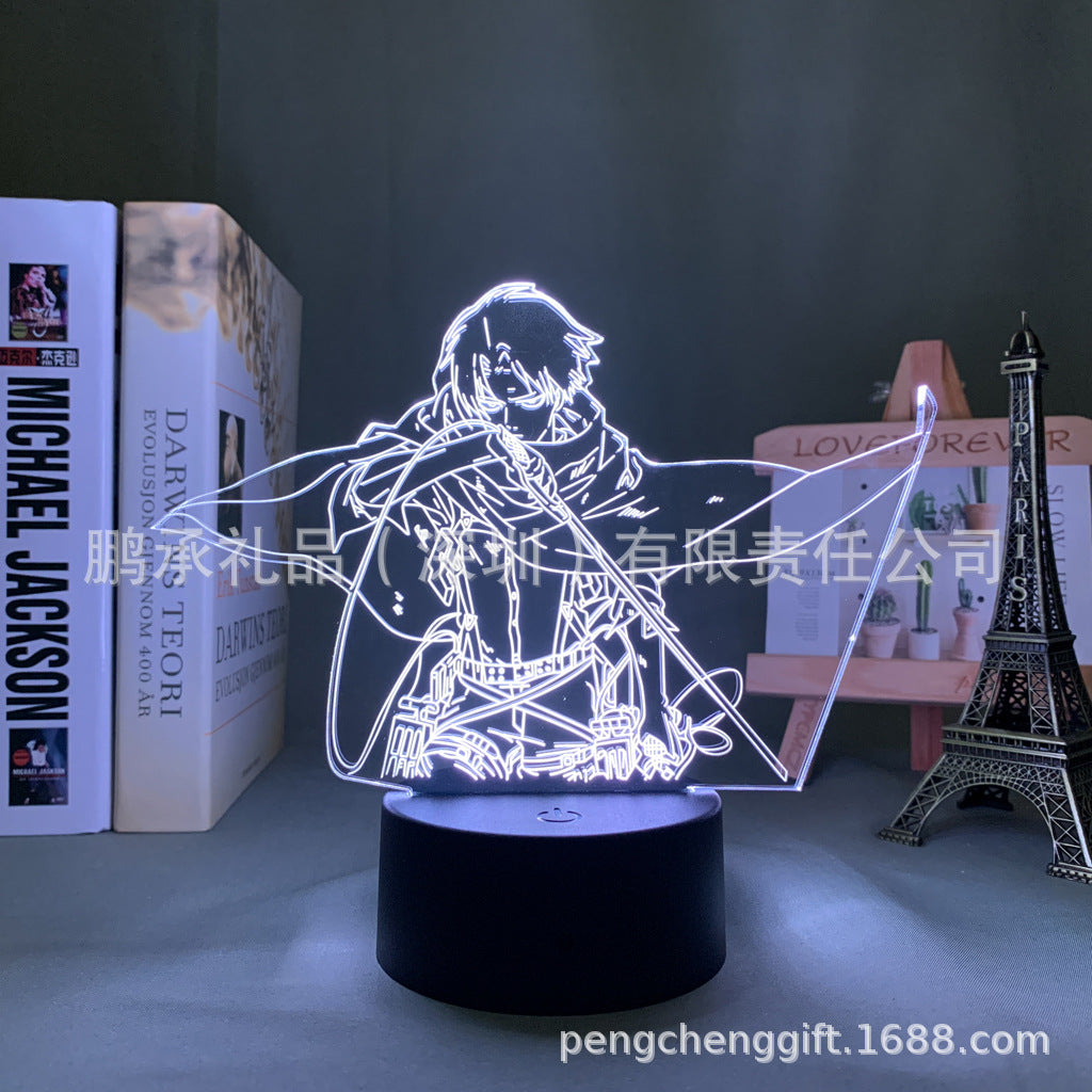 Colorful Anime Acrylic 3d Night Light