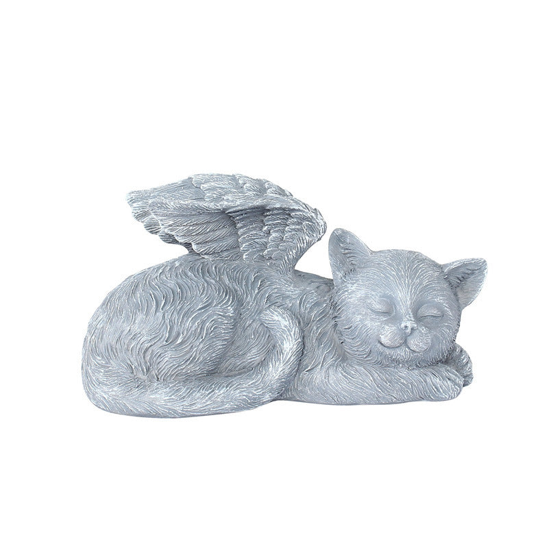 Angel Cat Dog Courtyard Decoration